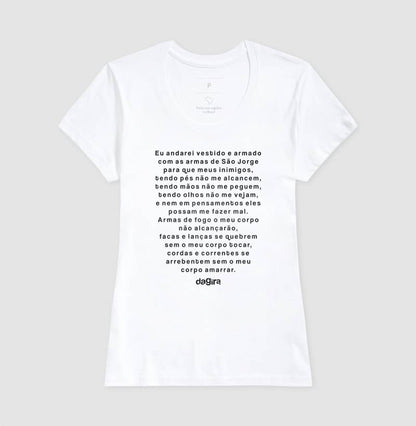 Camiseta Umbanda Oração de São Jorge | Dagira