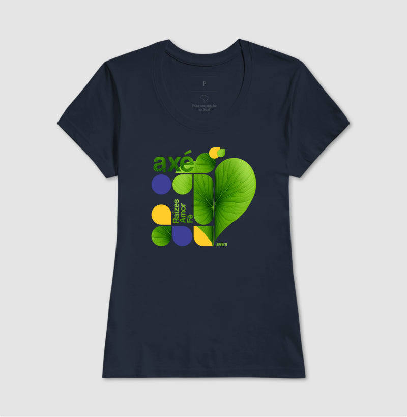 Camiseta Umbanda Raízes Amor Fé e Axé | Dagira