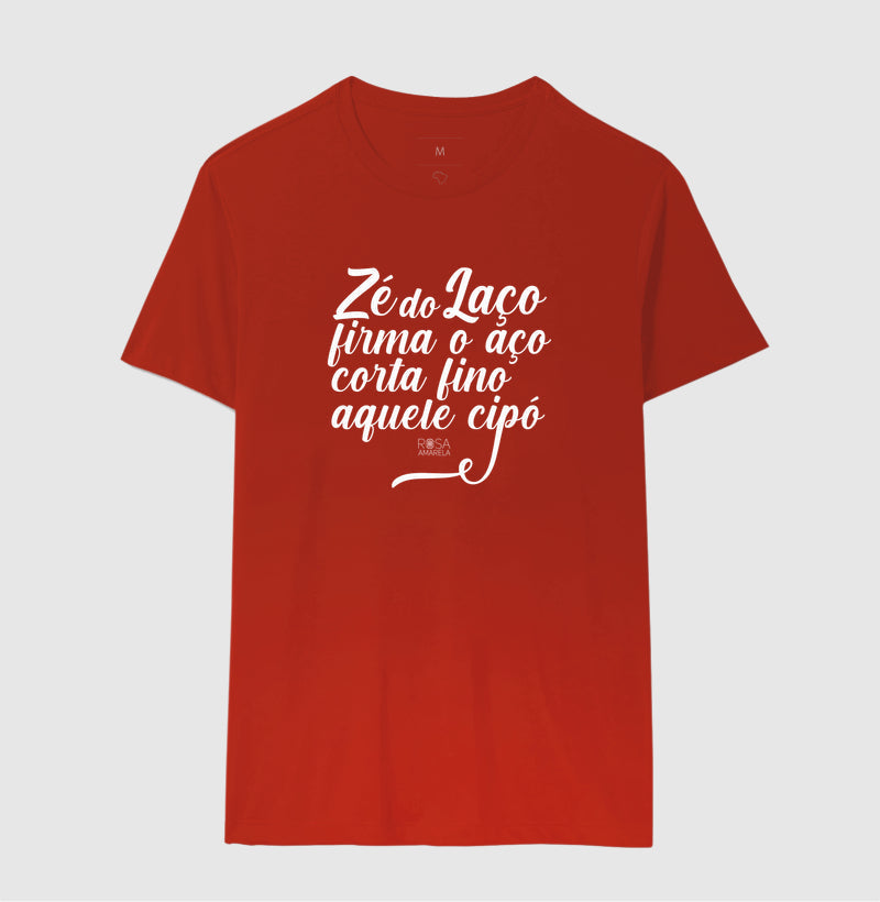 Camiseta Umbanda Zé do Laço Rosa Amarela | Dagira