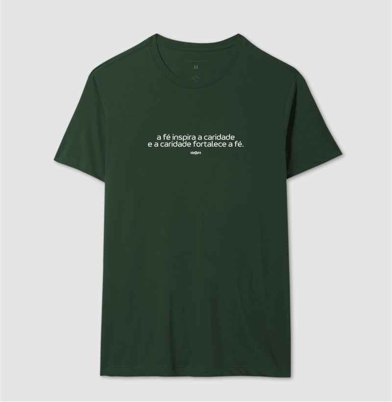 Camiseta Umbanda Fé e Caridade Algodão | Dagira