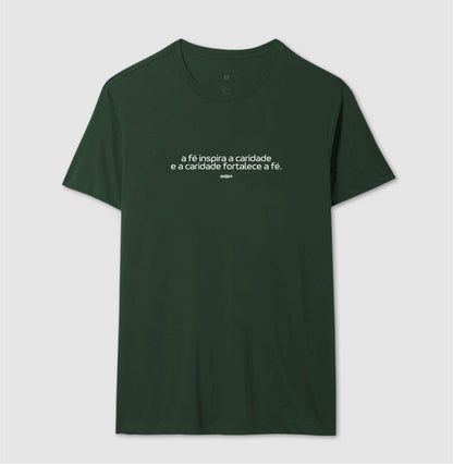 Camiseta Umbanda Fé e Caridade Algodão | Dagira