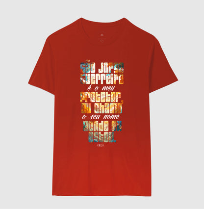 Camiseta São Jorge Guerreiro Estampa Frontal | Dagira