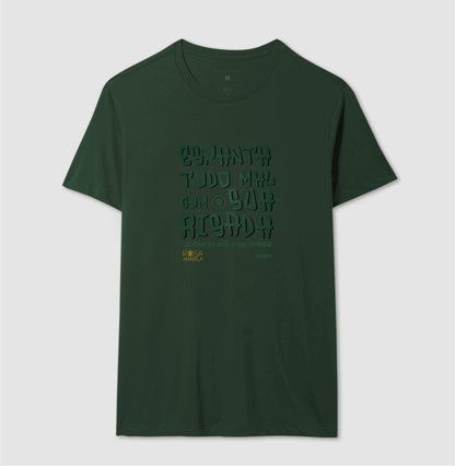 Camiseta Risada de Exu Rosa Amarela | Dagira