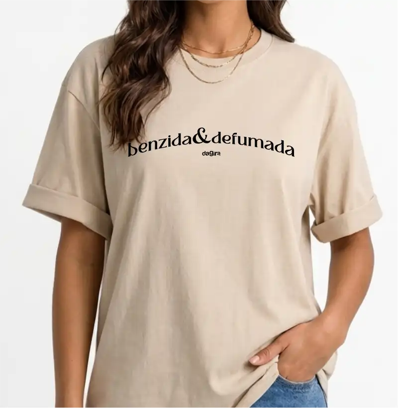 Camiseta Benzida & Defumada Oversized | Dagira