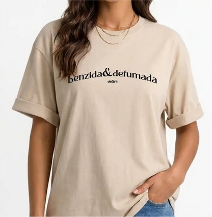 Camiseta Benzida & Defumada Oversized | Dagira
