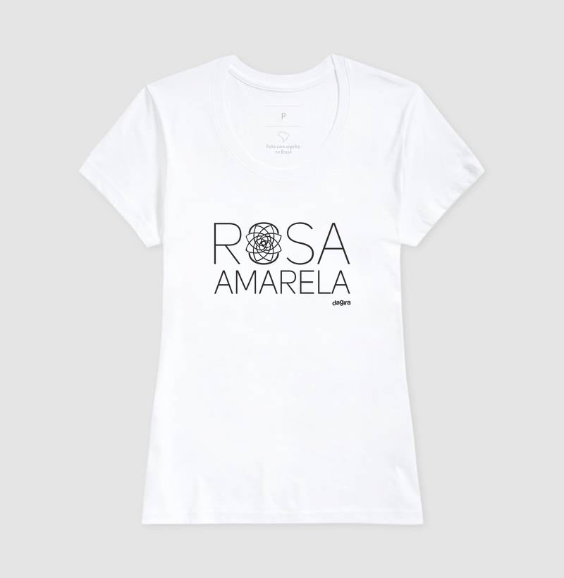 Camiseta Rosa Amarela Umbanda | Dagira