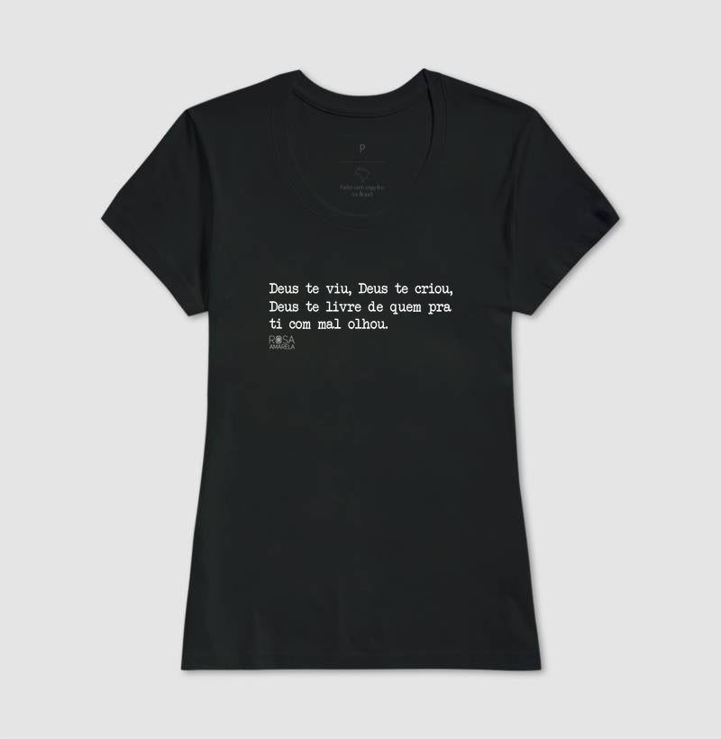 Camiseta Eu Te Benzo Deus Te Viu | Dagira