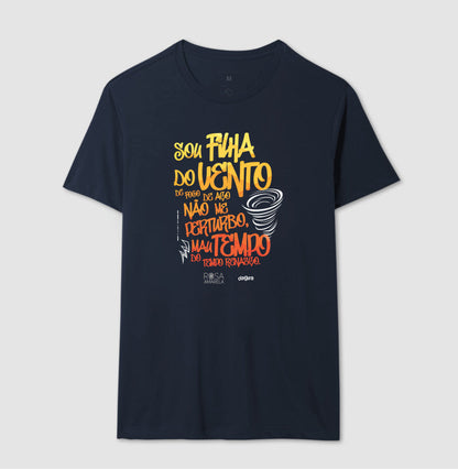 Camiseta Filha do Vento Rosa Amarela | Dagira