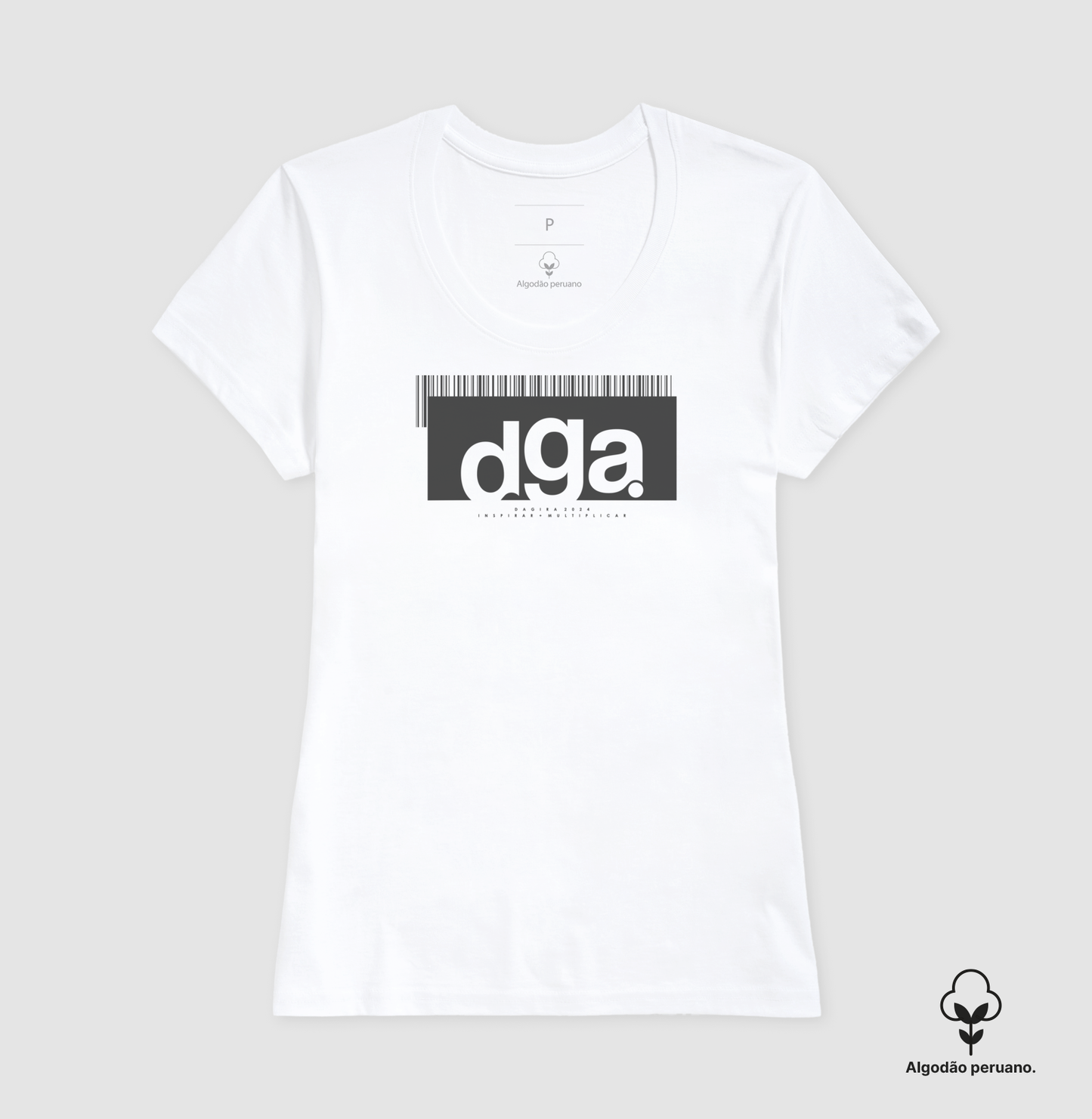 Camiseta Dagira Inspirar Algodão Peruano | Dagira