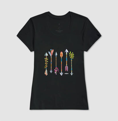 Camiseta Umbanda Flechas Sagradas Algodão | Dagira