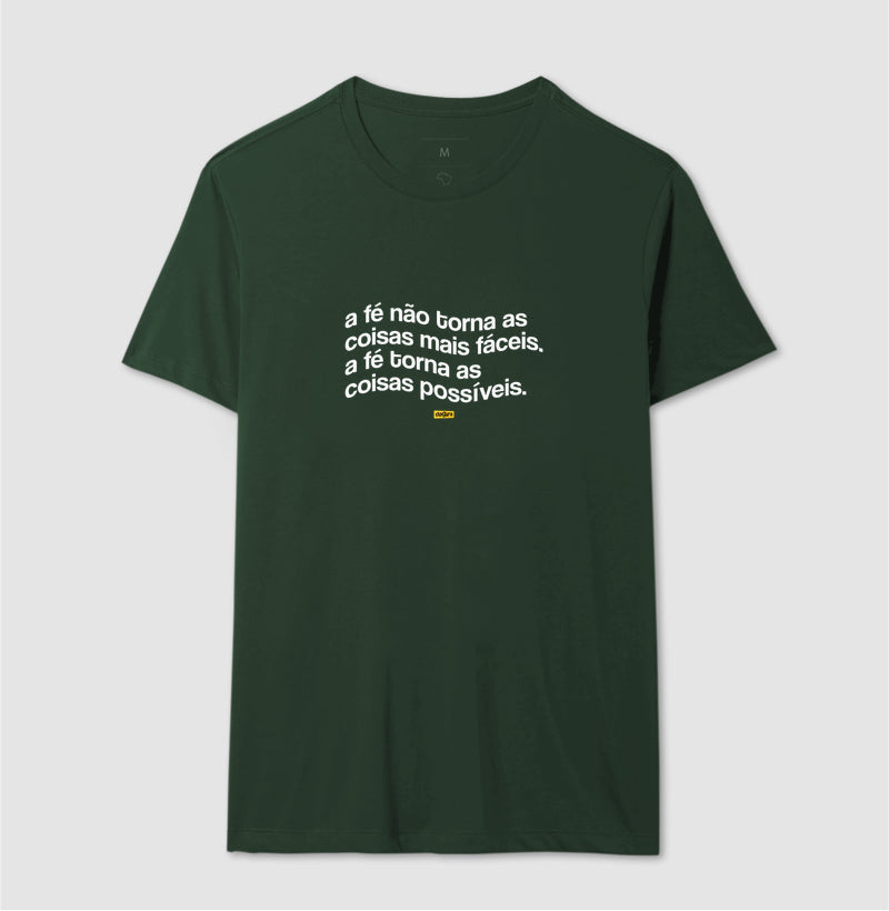 Camiseta Umbanda Fé Torna Tudo Possível | Dagira