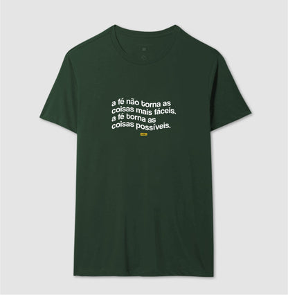 Camiseta Umbanda Fé Torna Tudo Possível | Dagira
