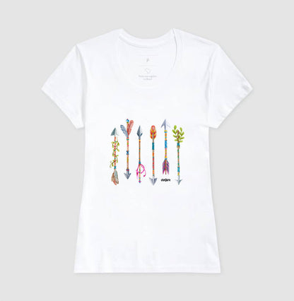Camiseta Umbanda Flechas Sagradas Algodão | Dagira