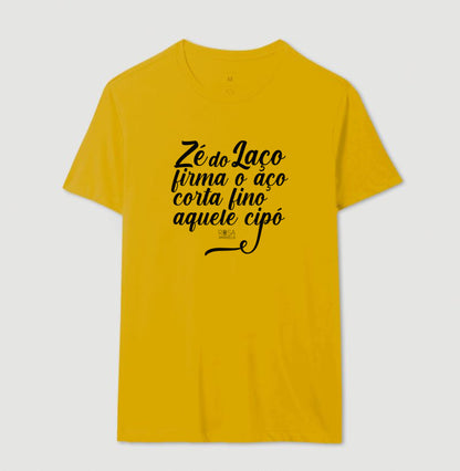 Camiseta Umbanda Zé do Laço Rosa Amarela | Dagira