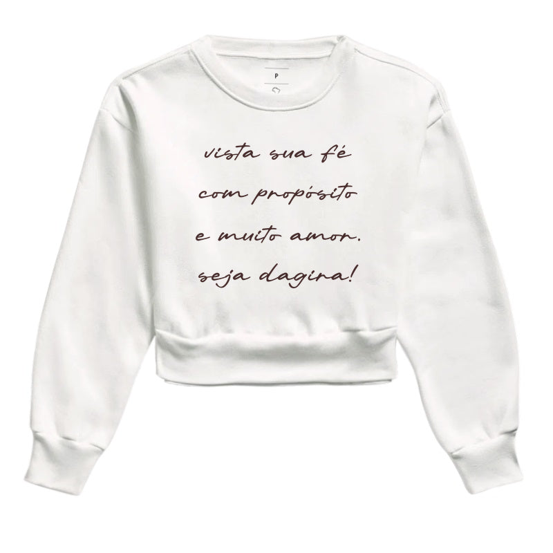 MOLETOM CROPPED SEJA DAGIRA