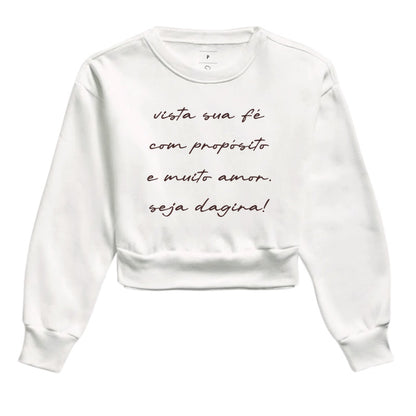 MOLETOM CROPPED SEJA DAGIRA