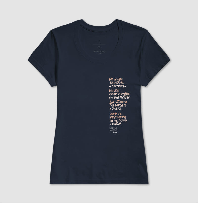 Camiseta Kabecilê Xangô Rosa Amarela | Dagira