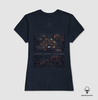 Camiseta Iluminar Algodão Peruano | Dagira