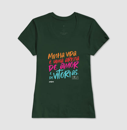Camiseta Ogum Rosa Amarela | Dagira