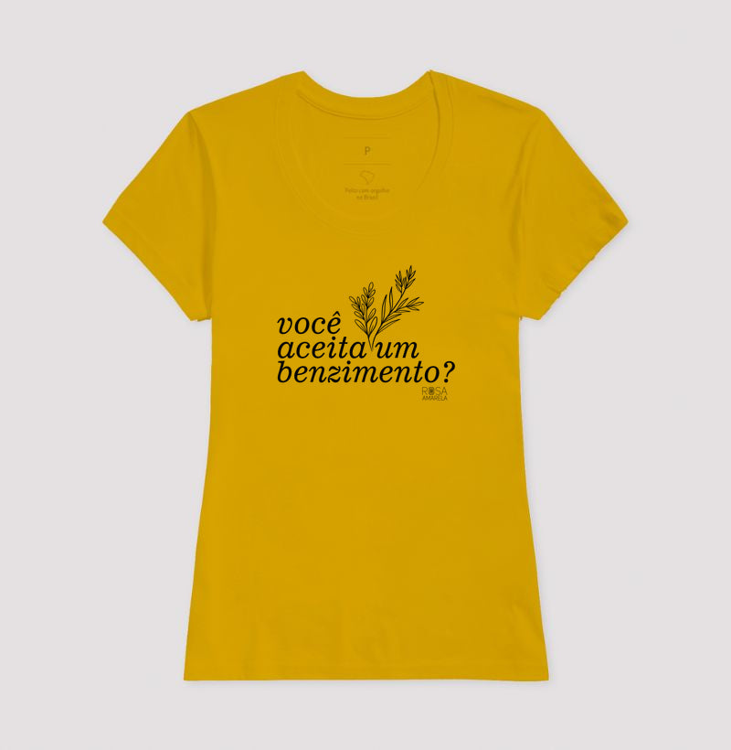 Camiseta Benzimento Você aceita um benzimento? | Dagira