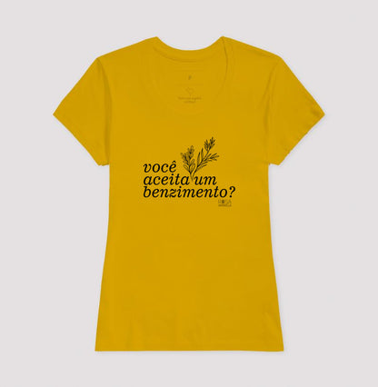 Camiseta Benzimento Você aceita um benzimento? | Dagira
