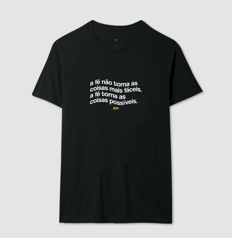 Camiseta Umbanda Fé Torna Tudo Possível | Dagira