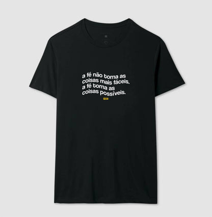 Camiseta Umbanda Fé Torna Tudo Possível | Dagira
