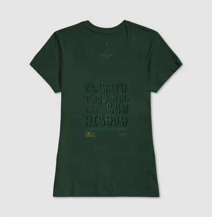 Camiseta Umbanda Risada de Exu Rosa Amarela | Dagira