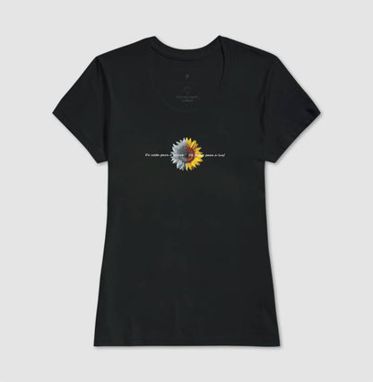 Camiseta Girassol De Frente Para a Luz | Dagira