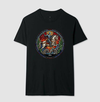 Camiseta Umbanda Ogum Vitral Algodão Premium | Dagira