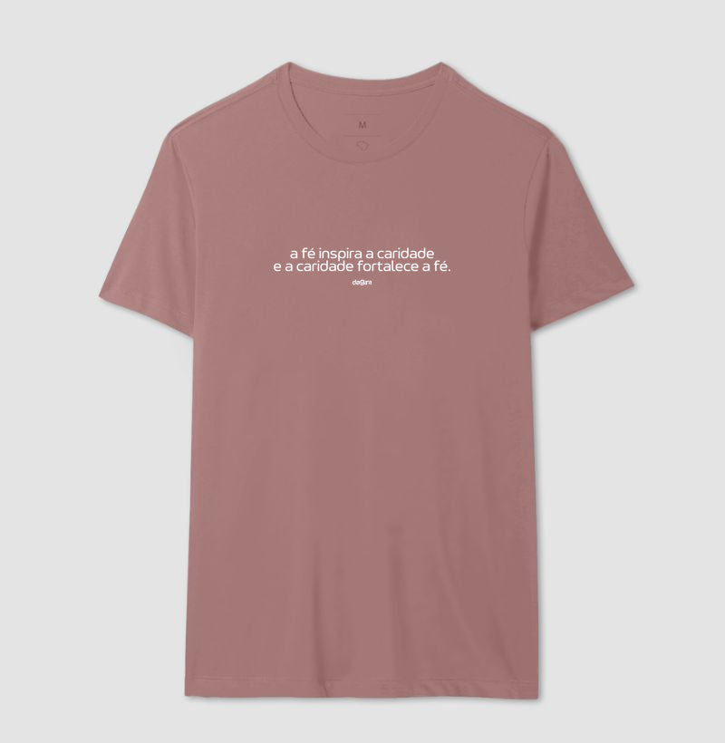 Camiseta Umbanda Fé e Caridade Algodão | Dagira