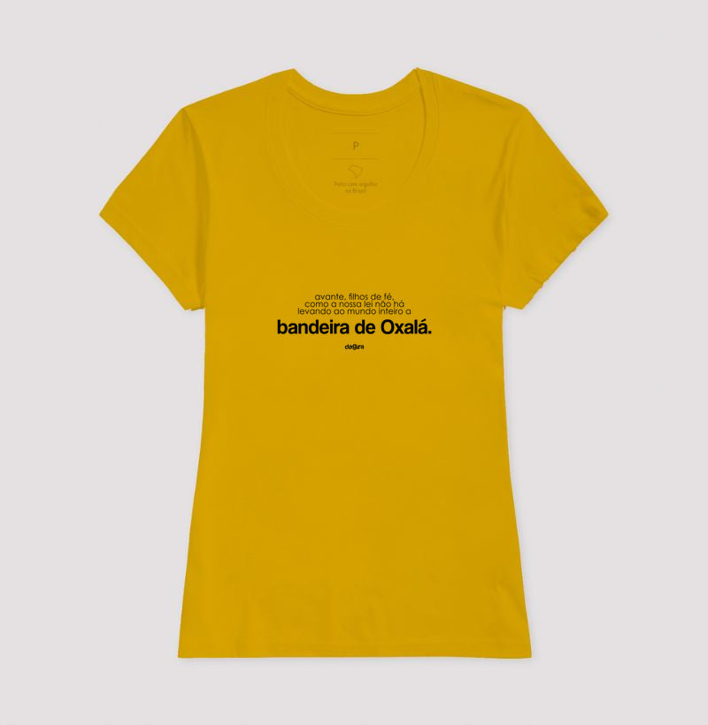 Camiseta Umbanda Bandeira de Oxalá | Dagira