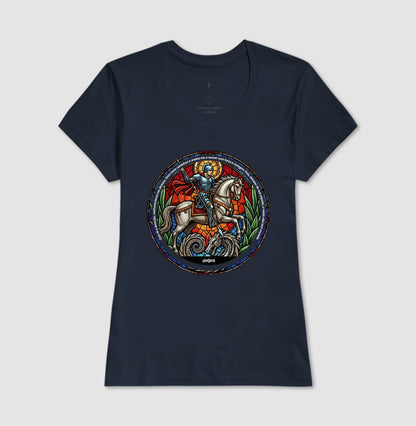 Camiseta Umbanda Ogum Vitral Algodão Premium | Dagira
