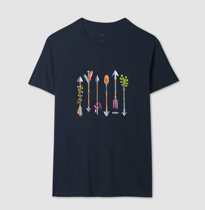 Camiseta Umbanda Flechas Sagradas Algodão | Dagira