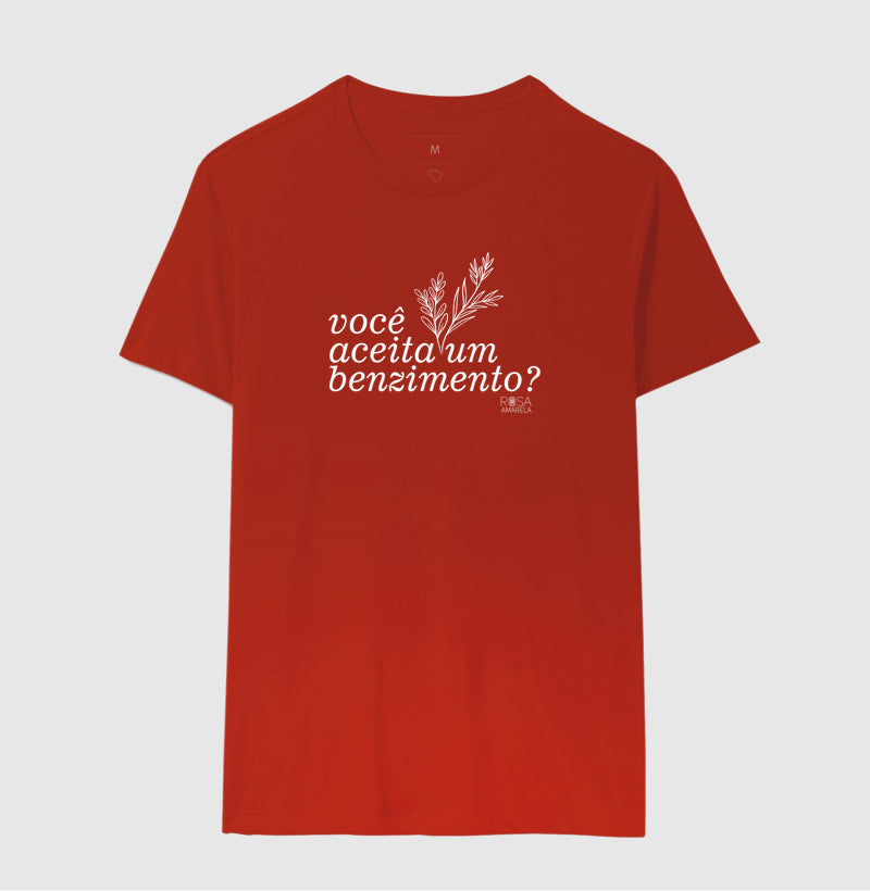 Camiseta Benzimento Você aceita um benzimento? | Dagira