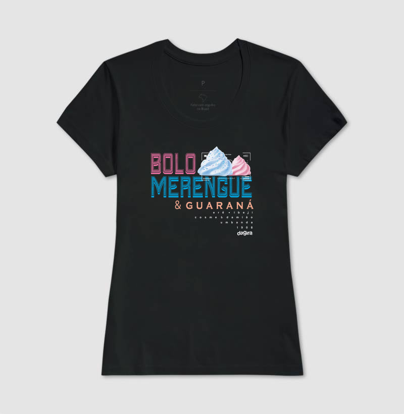 Camiseta Umbanda Bolo Merengue e Guaraná | Dagira
