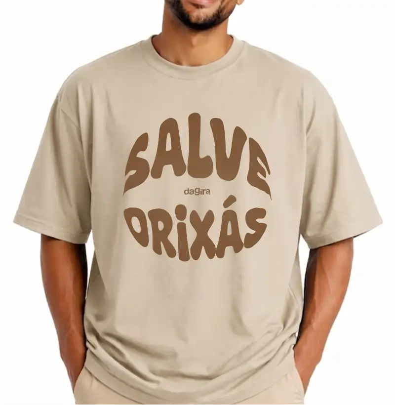Camiseta Salve Orixás Oversized Unissex | Dagira