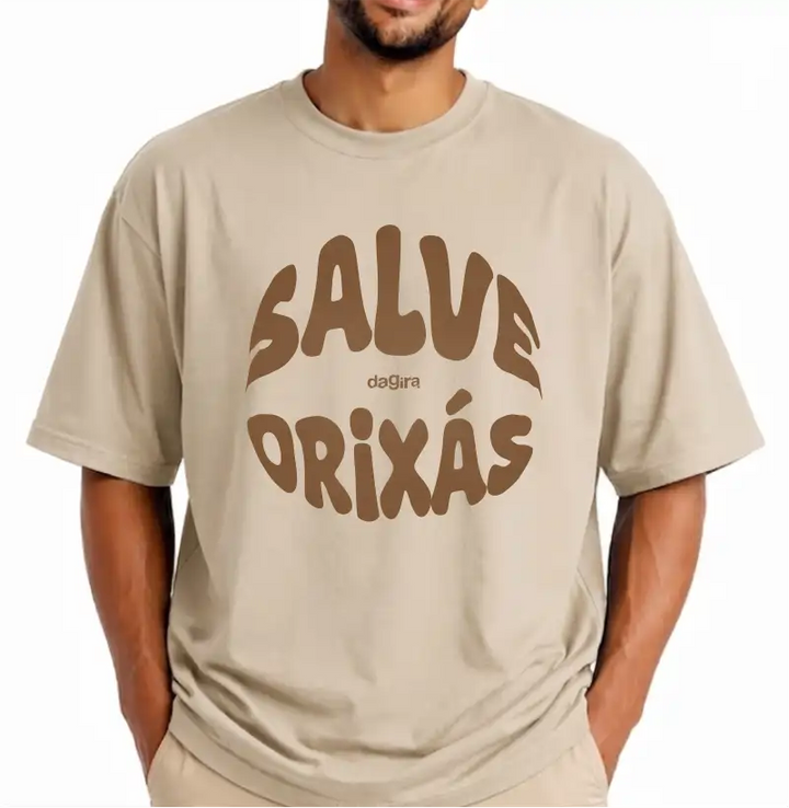 Camiseta Salve Orixás Oversized Unissex | Dagira
