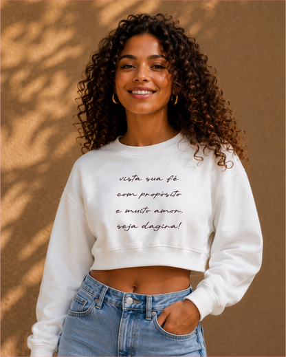MOLETOM CROPPED SEJA DAGIRA