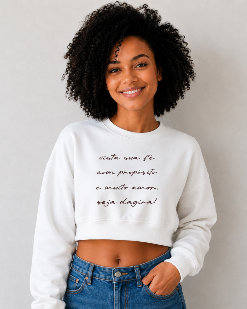 MOLETOM CROPPED SEJA DAGIRA