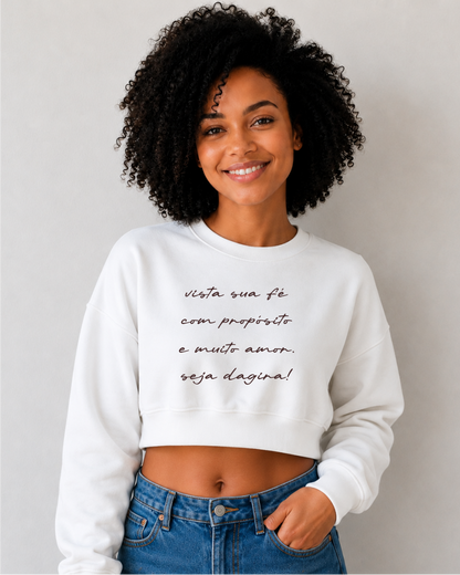 MOLETOM CROPPED SEJA DAGIRA