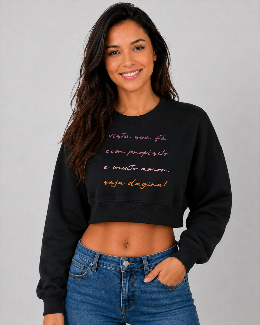 MOLETOM CROPPED SEJA DAGIRA