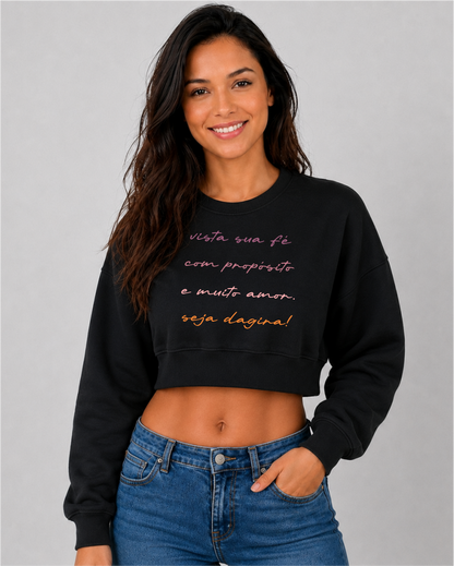MOLETOM CROPPED SEJA DAGIRA