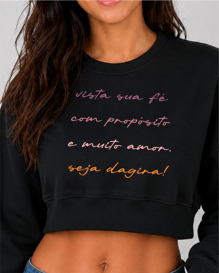MOLETOM CROPPED SEJA DAGIRA