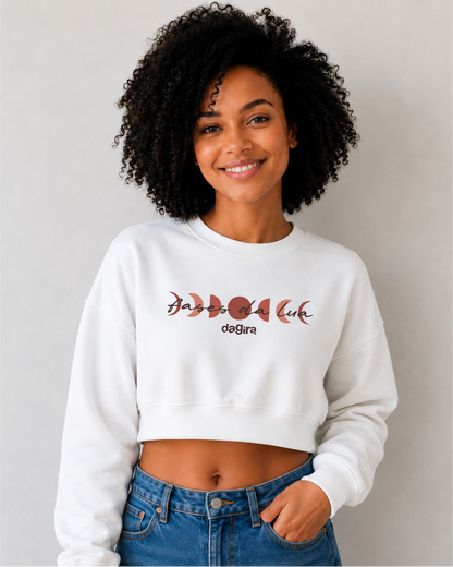 MOLETOM CROPPED FASES DA LUA