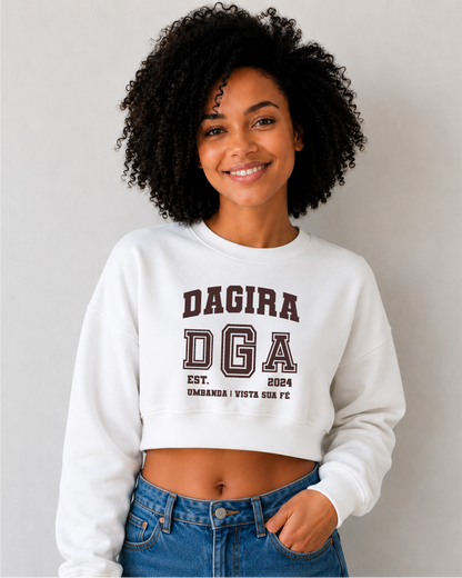 MOLETOM CROPPED ACADEMICO
