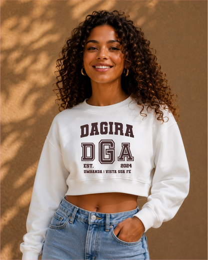 MOLETOM CROPPED ACADEMICO
