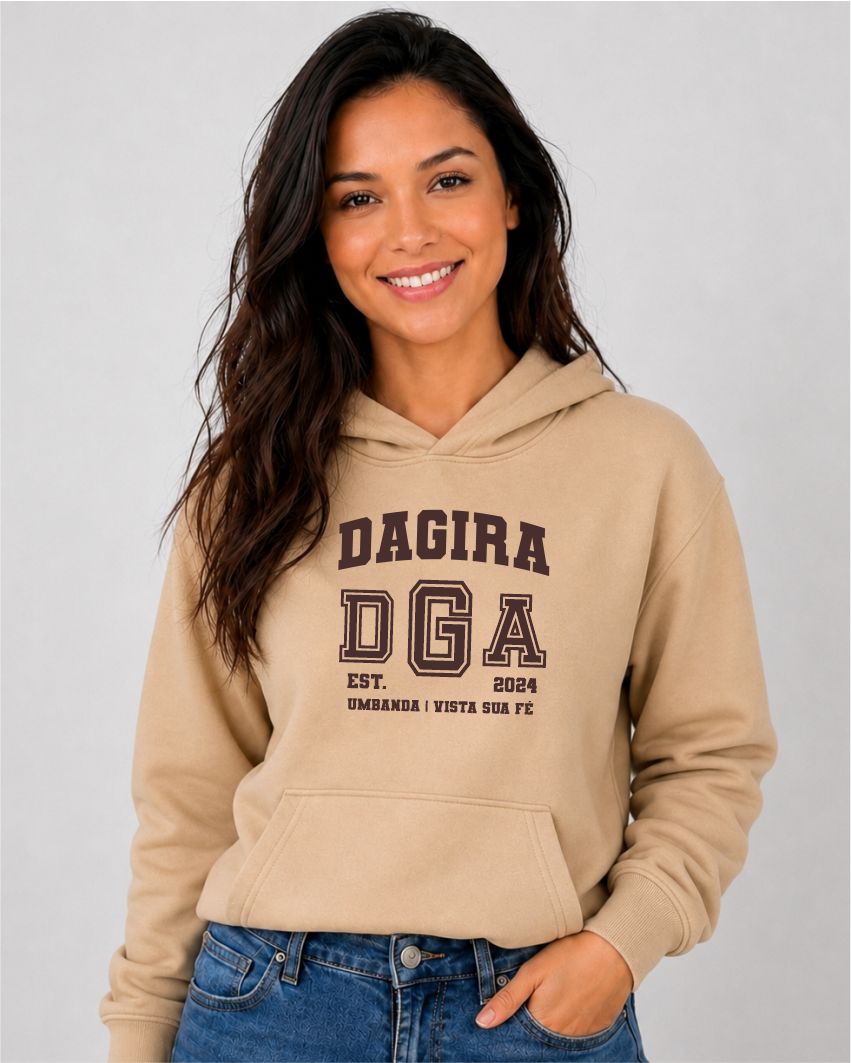 Moletom Hoodie Slim Acadêmico | Dagira