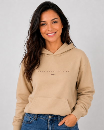 MOLETOM HOODIE SLIM SOMOS TODOS DA GIRA