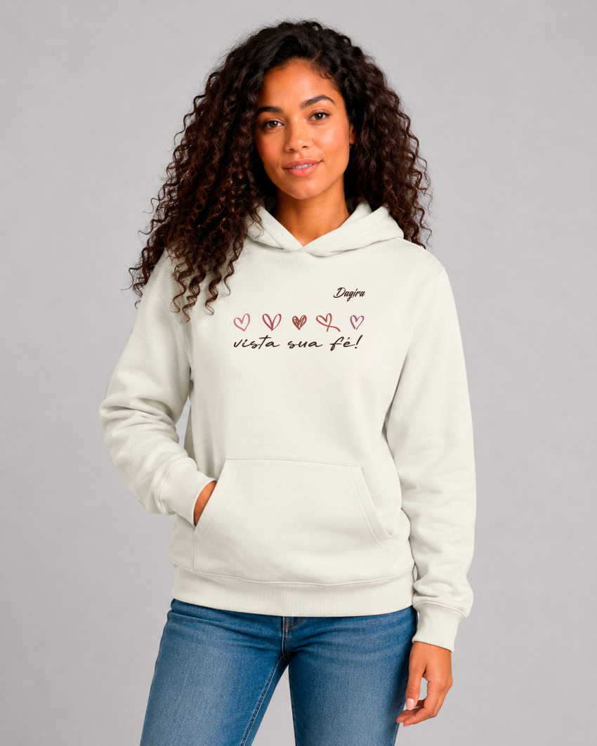 MOLETOM HOODIE SLIM 5 CORAÇÕES